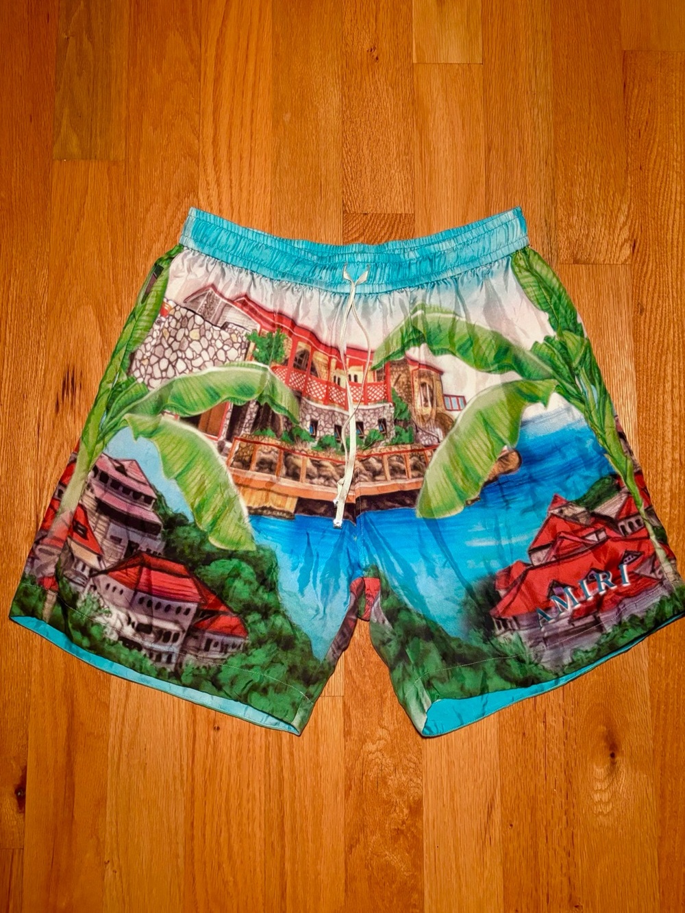 AMIRI Silk Eden Shorts NWOT